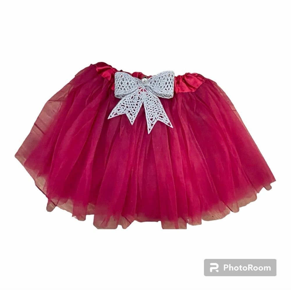 Girls Burgundy Tutu 0-2T